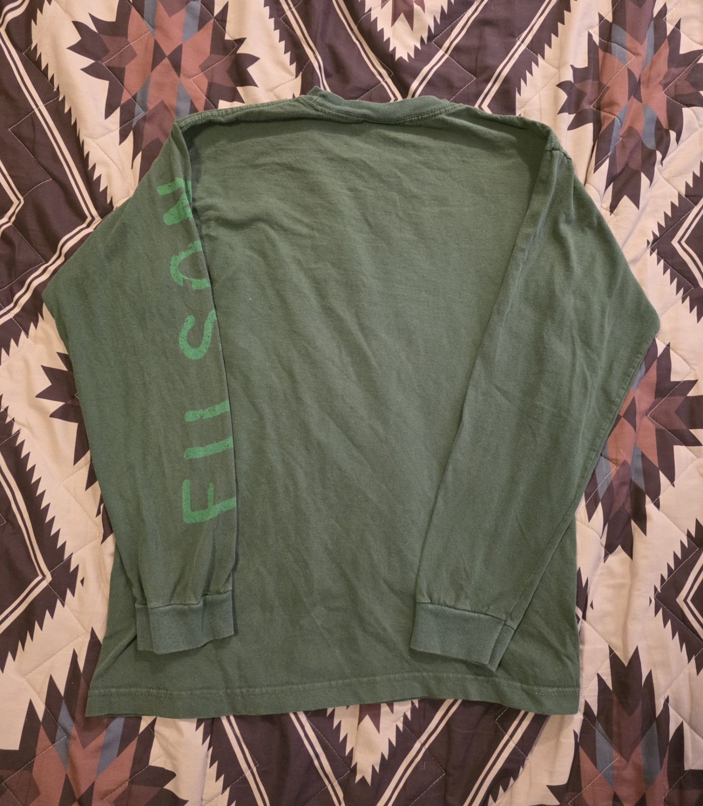 Filson Smokey Bear Help Prevent Wildfires L/S T Shirt Green Medium Made In USA gallery