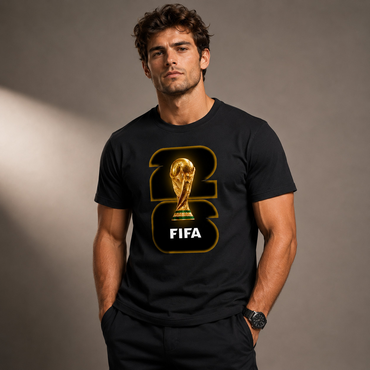 FIFA World Cup 2026 Unisex Cotton T-Shirt Soccer Fan Graphic Tee Casual Top gallery
