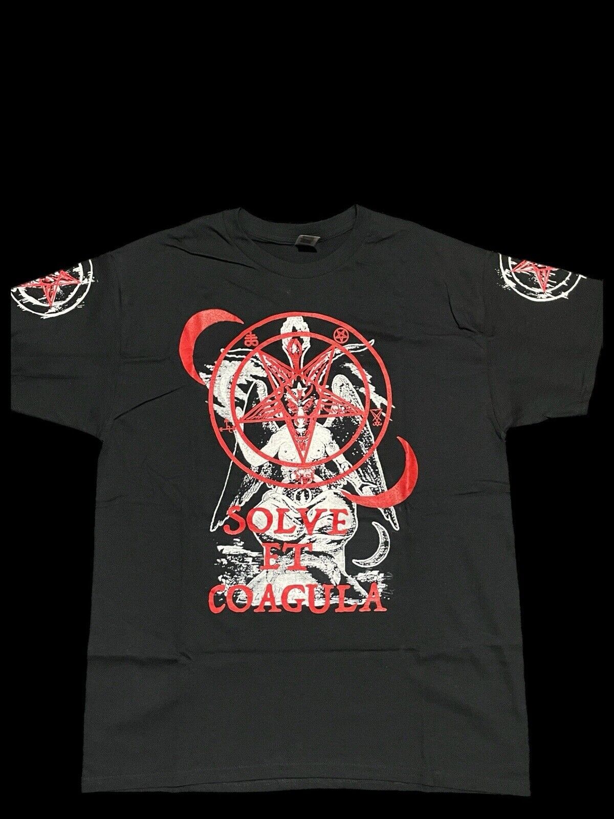 Baphomet Sigil Solve Et Coagula T Shirt S to 2XL Sizes Witches baptism devil gallery