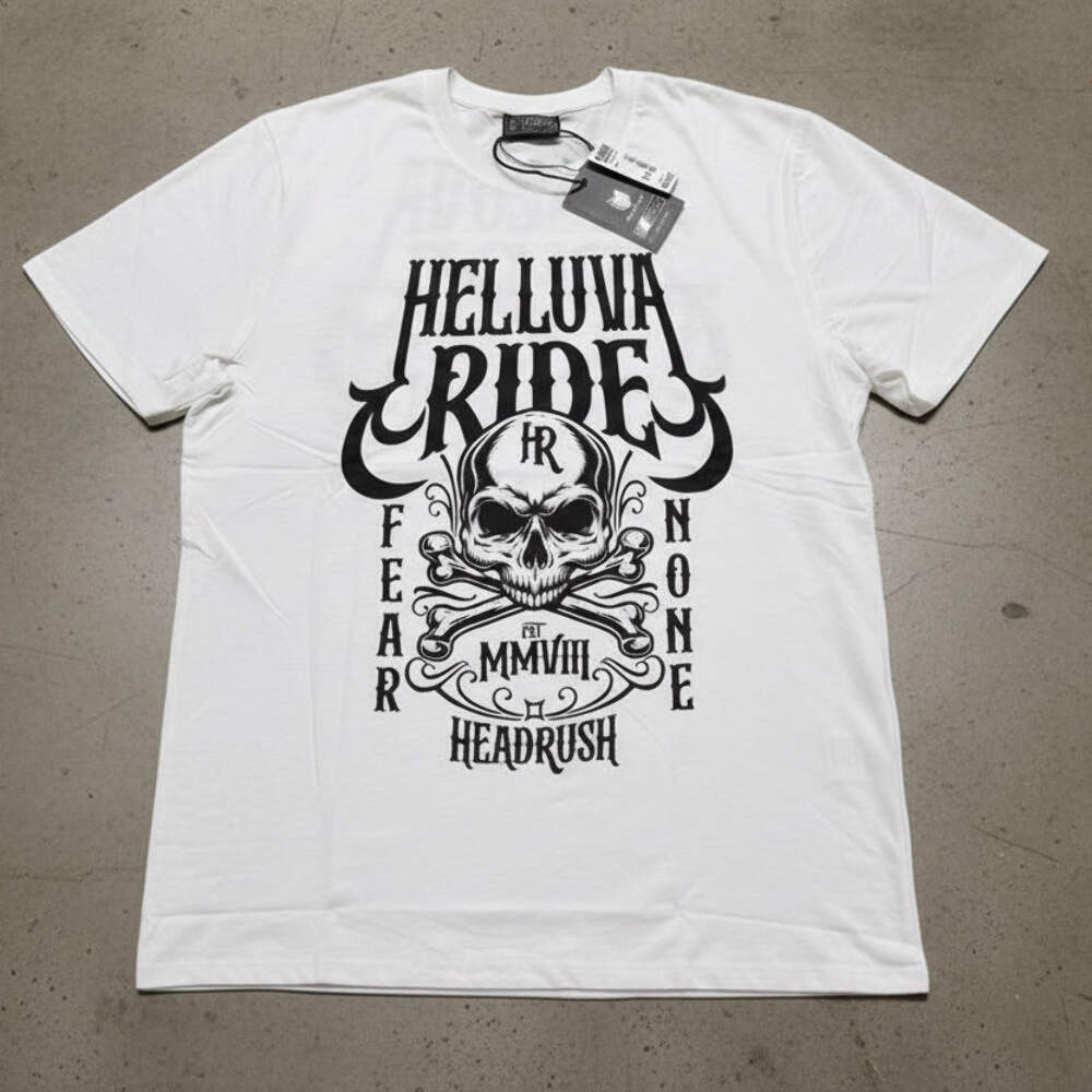 *HEADRUSH* (White) ~Helluva Ride~ Short Sleeve T-Shirts gallery