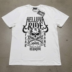 *HEADRUSH* (White) ~Helluva Ride~ Short Sleeve T-Shirts