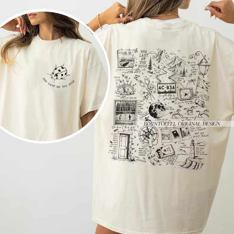 The Divide NK Shirt, The Last Of The Bugs Tee, Vintage Concert M gallery