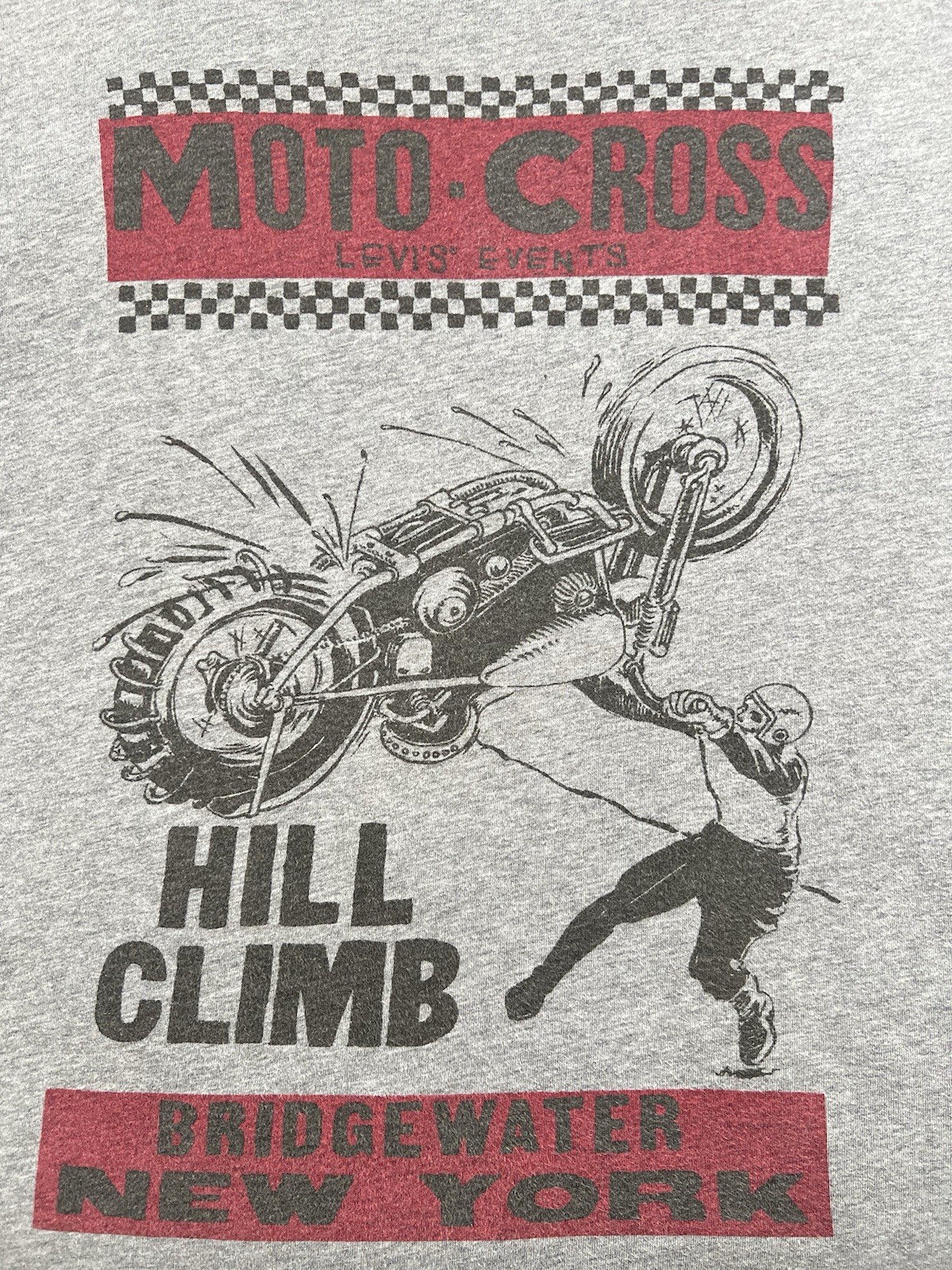 Levi's Biker T-Shirt M Vintage Clothing 2016 Moto Cross MC Club 50s Motorcycle gallery