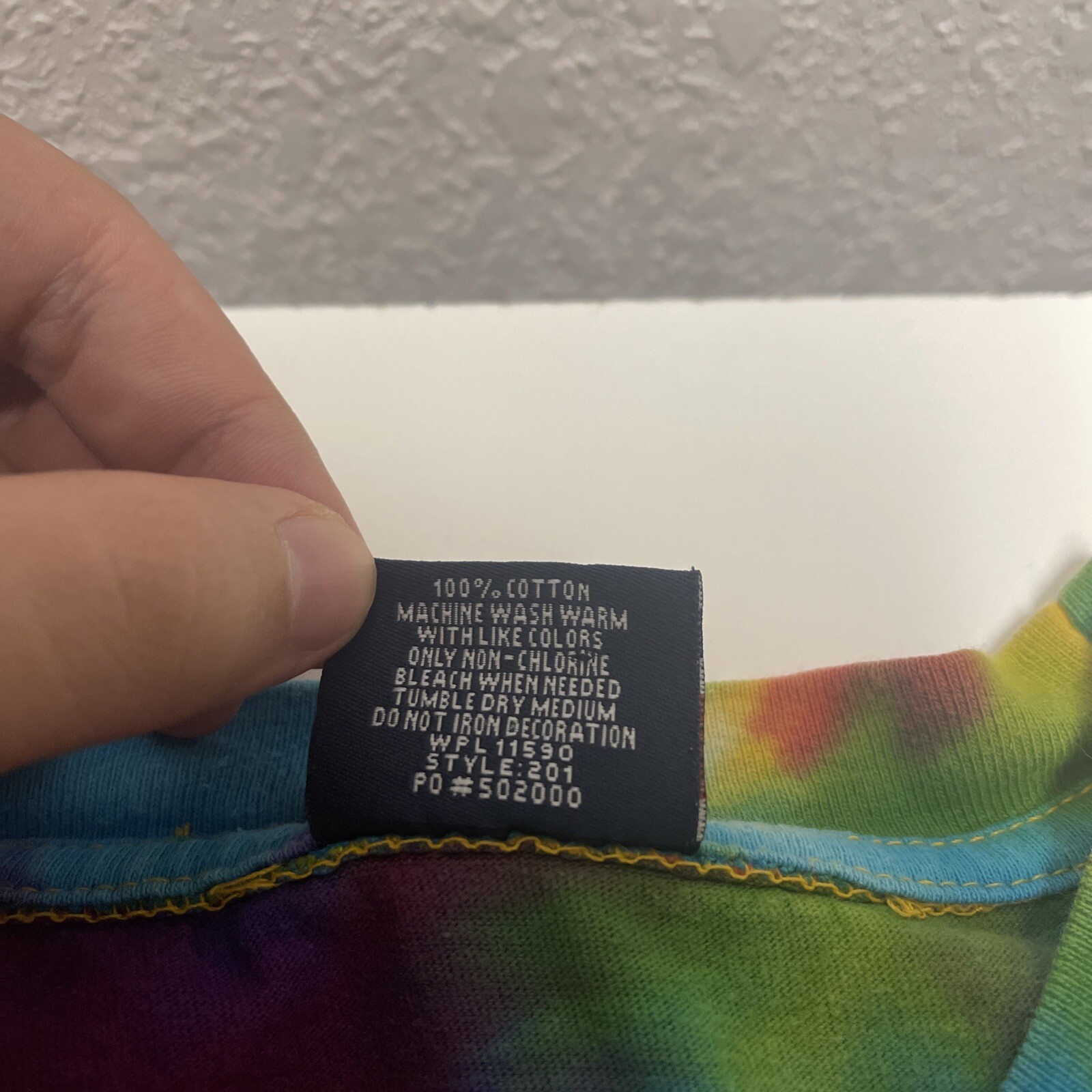 U.S. Coast Guard Rainbow Tie Dye Shirt Men’s Size XL gallery