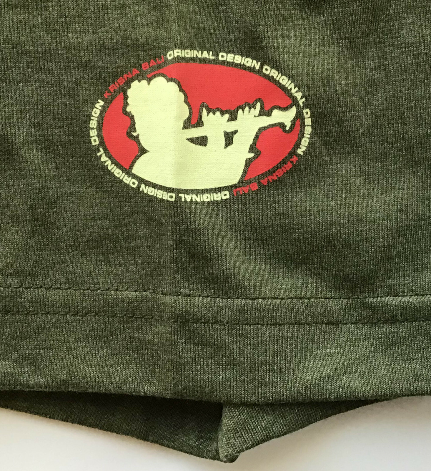 Krisna Bali The Jungle Surf Kuta-Bali T-Shirt, Green , Size Small, New w/ tags gallery