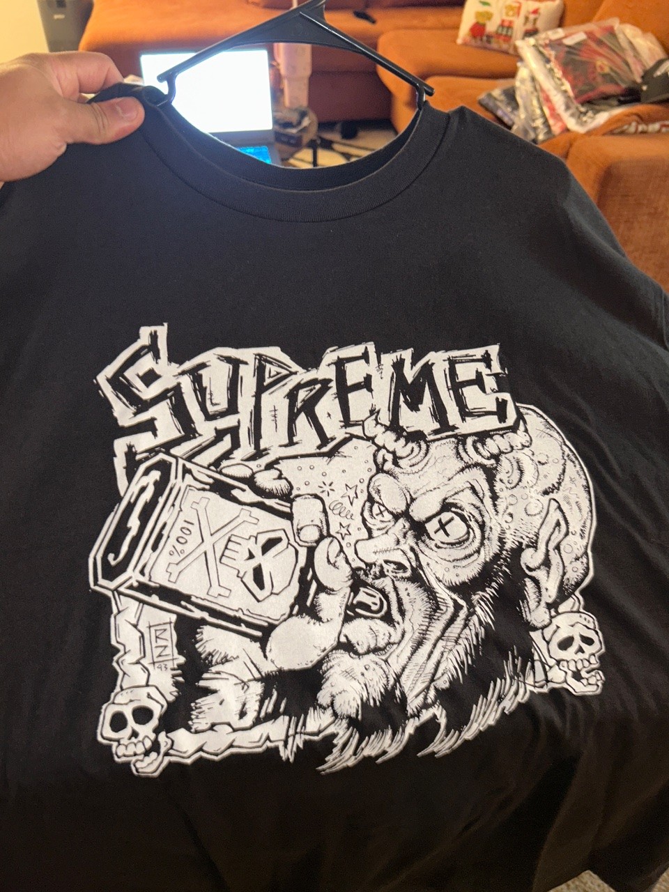 Supreme This Is What You Need Tee (Rob Zombie) Black/White Size XXL gallery