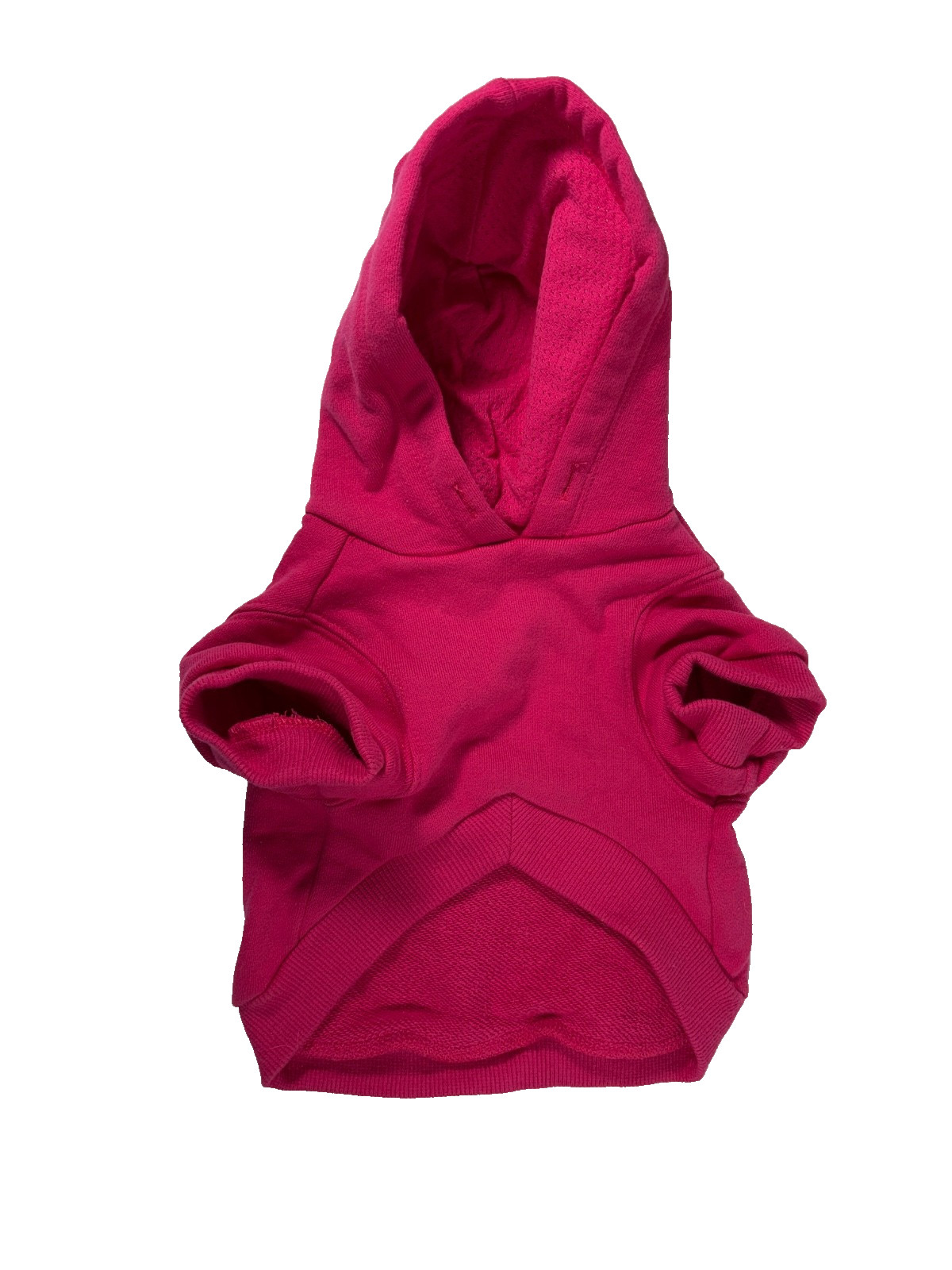 Dog Hooded Sweat Shirt  Pink Size Small 100% Cotton 9 in. X 9 in.