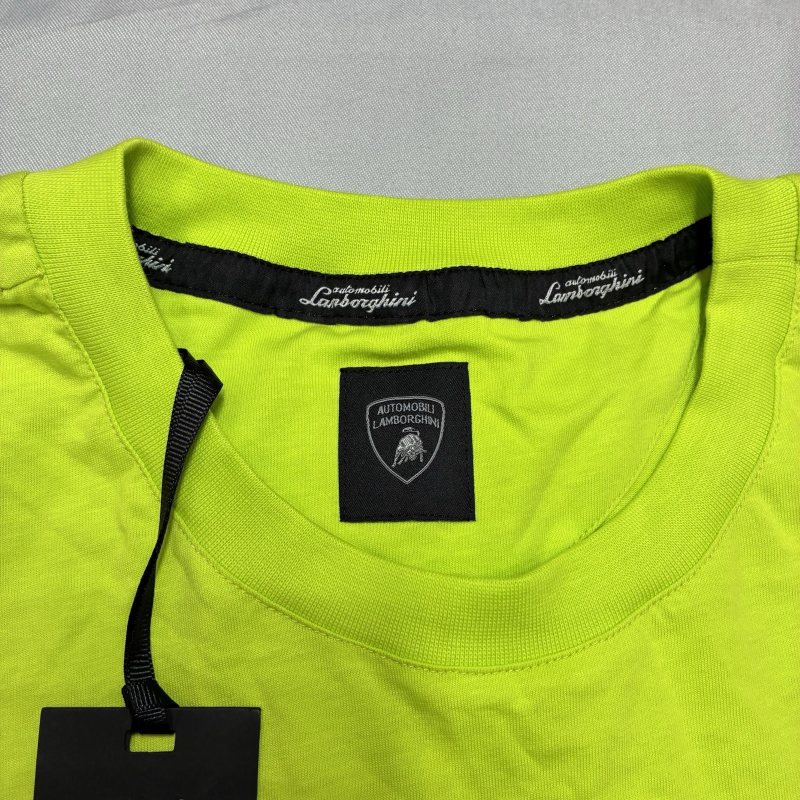 100% Authentic Lamborghini Short Sleeve T-Shirt Mens XL Sportswear Fit MSRP $200 gallery