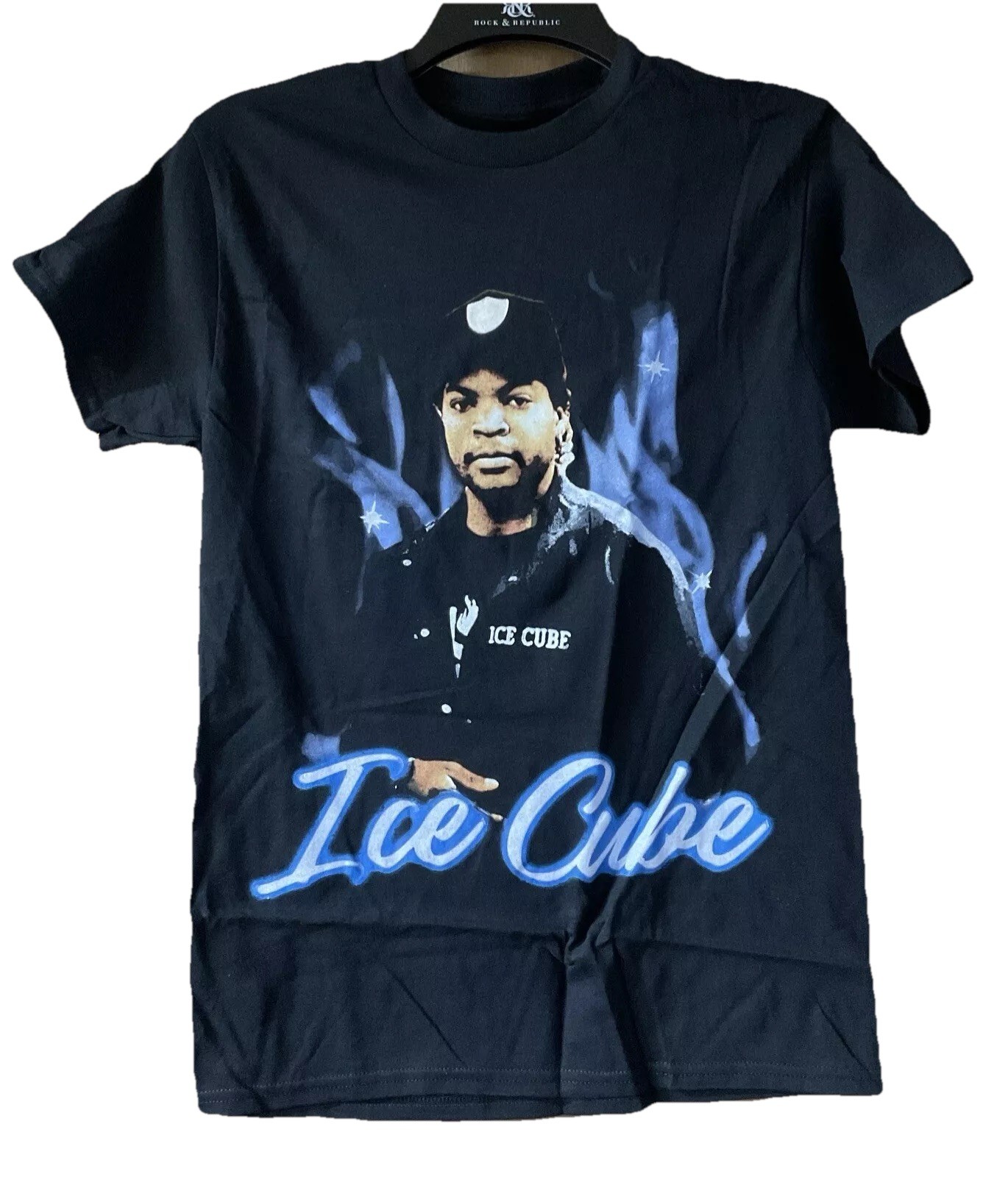NWT Ice Cube T-Shirt Hip Hop Rap Black Cotton Men’s S gallery