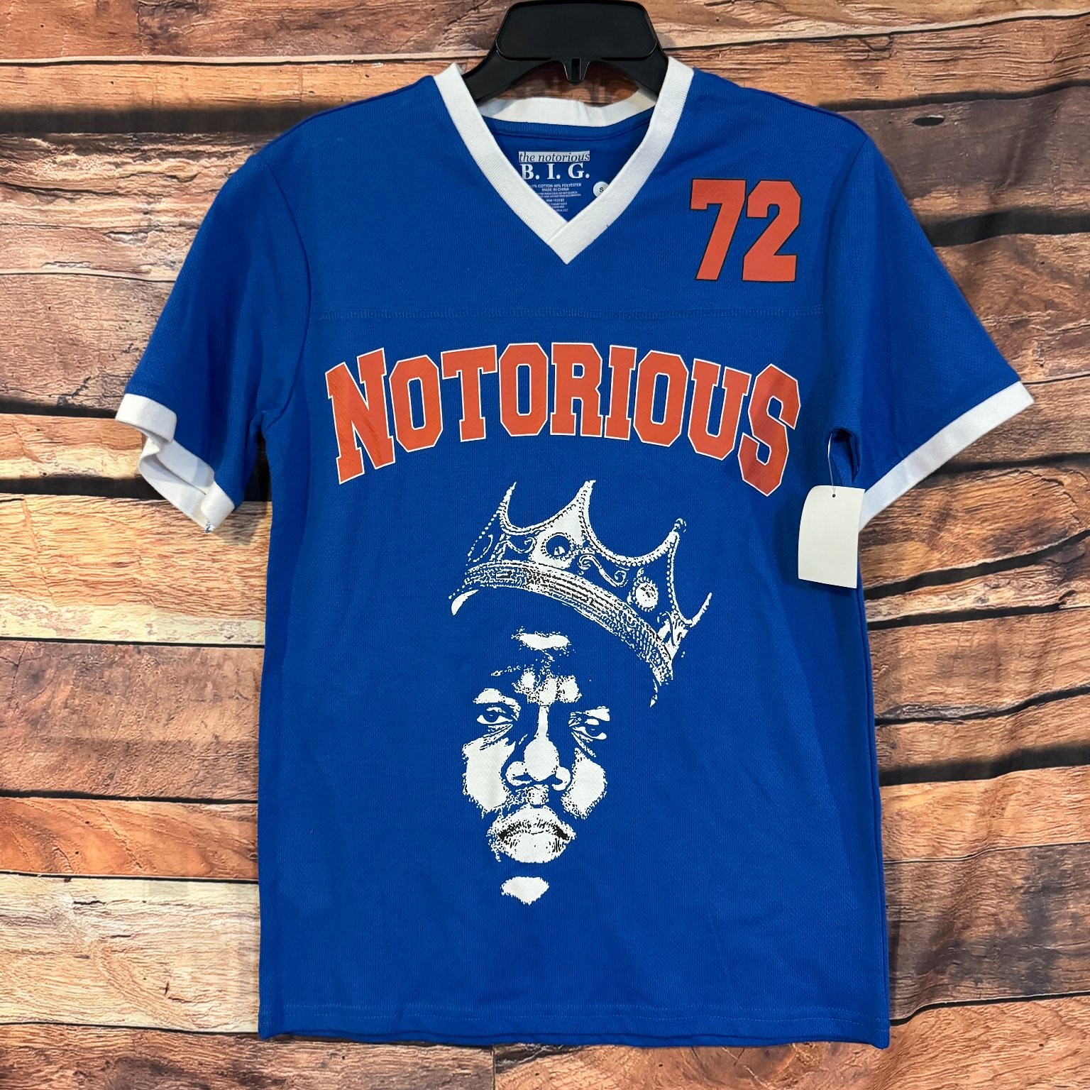 The Notorious B.I.G. Men's Blue S T-Shirt 72 Brooklyn Mint Cotton Blend Hip Hop gallery