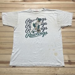 Vintage 80s Rawlings MLB Baseball Bat Promo Single Stitch Shirt Size XL RARE