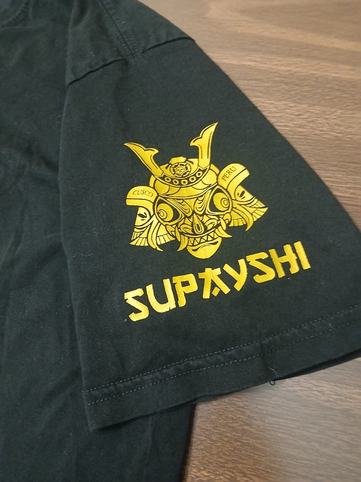 Inca Peru Supayshi T-shirt Size XL Inca Warrior Sushi Restaurant Neon Shirt gallery