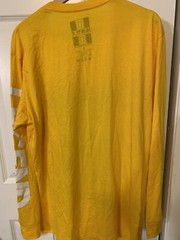 Bailey Apparel Men’s Sz L Legend Long Sleeve No 24 T-Shirt Yellow