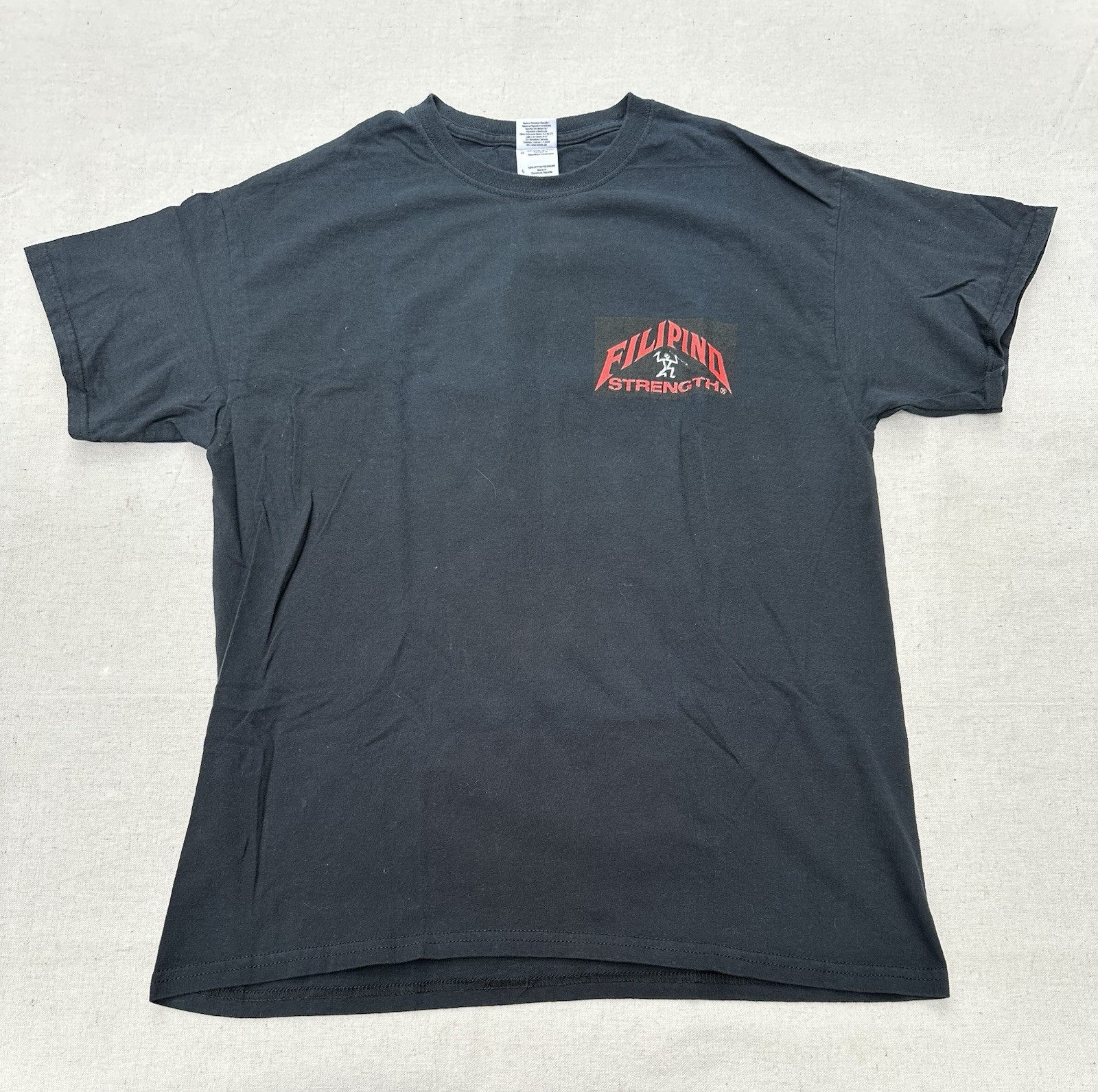 Vtg 90s Filipino Strength Warrior Street Stick Fighter Manlalaban Pinoy Shirt gallery