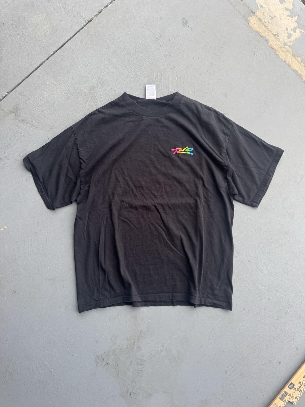 Delta Pro Weight Rio Las Vegas Short Sleeve Black T Shirt Mens Size XL Cotton gallery