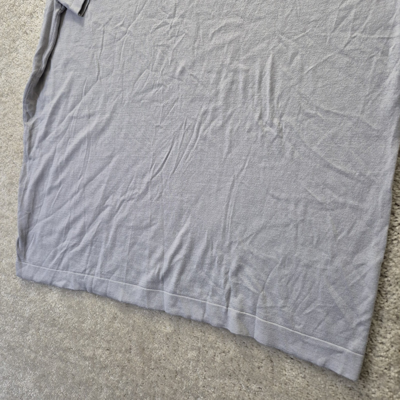 Collars & Co Cotton Silk T Shirt Mens 3XL Gray Comfort Knit Luxury Stretch New gallery