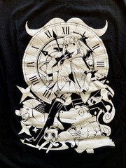 Official Hololive English Amelia Watson Black T-shirt Size Medium