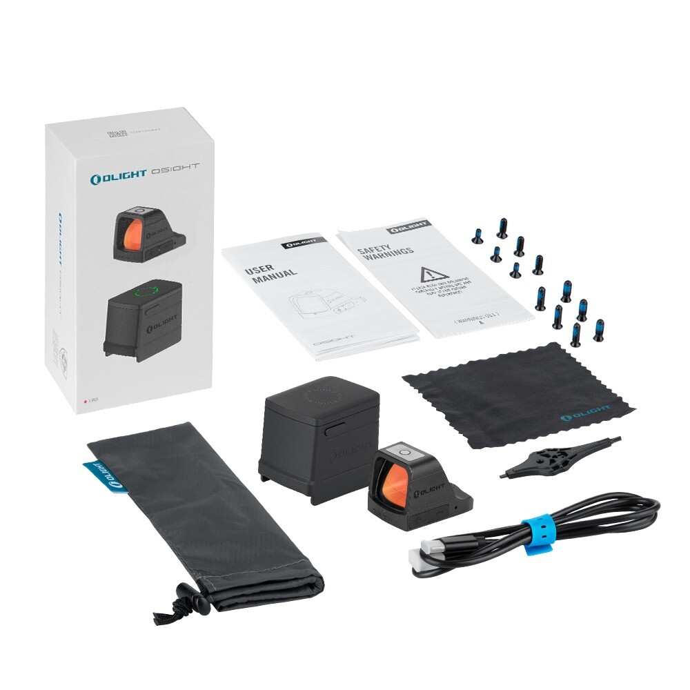 Osight Red – See the Power, 3 MOA, Industry’s 1st Magnetic Charging Cover