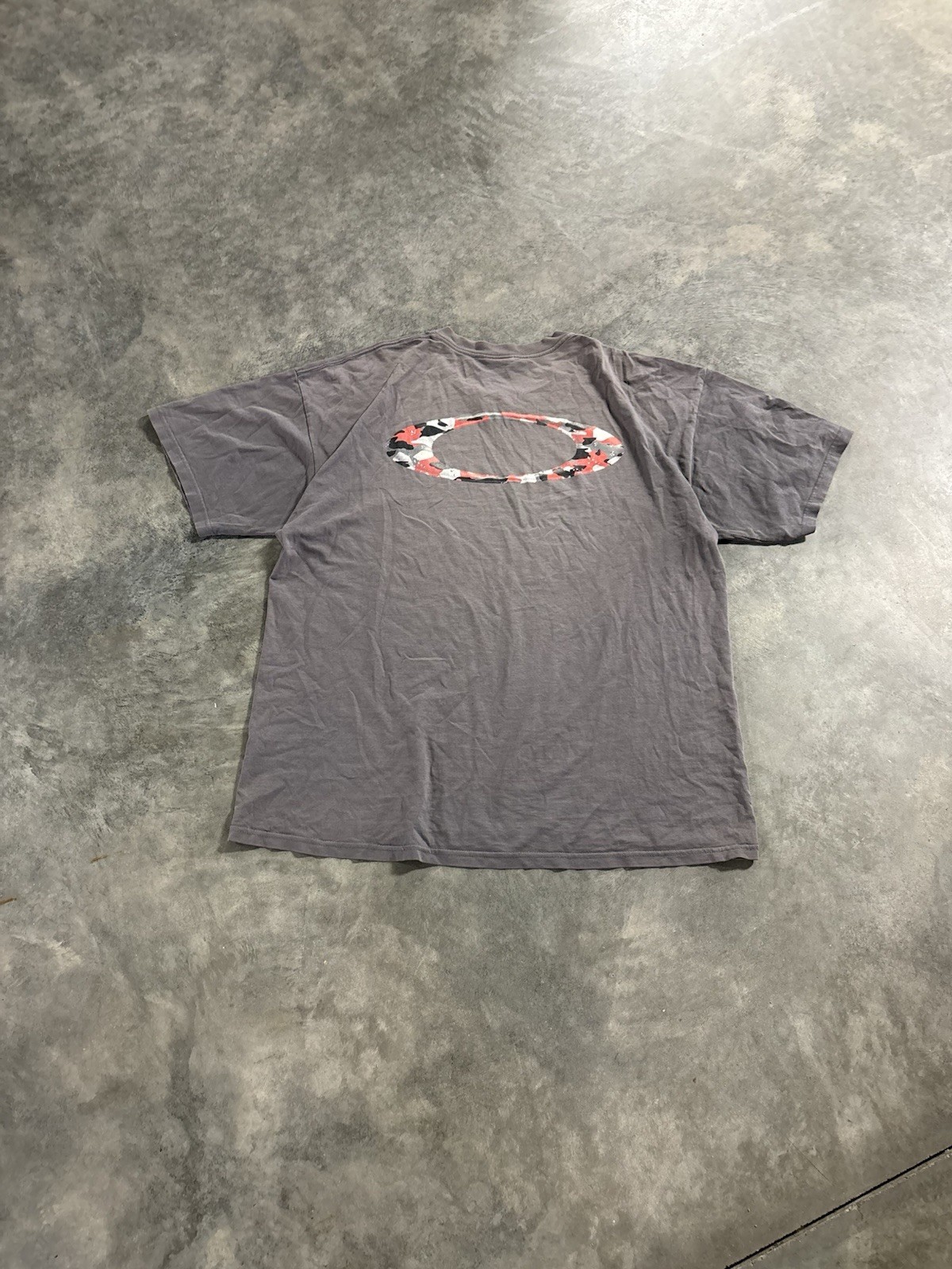 Oakley Software Men’s red camp short sleeve Graphic Logo T-Shirt, XL Regular gallery