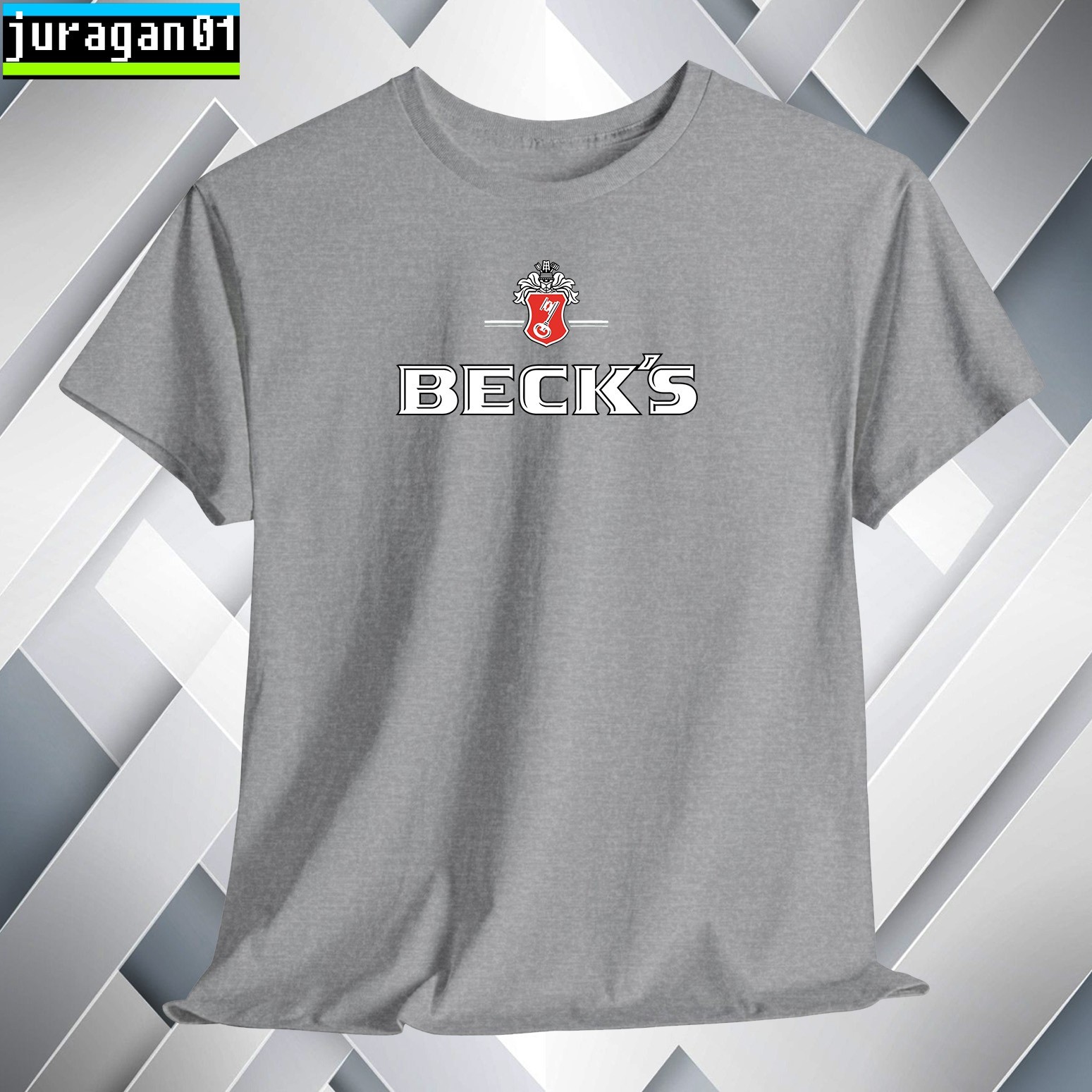 Beck's Brewery German Beer T-Shirt Logo Many Colors Size S to 5XL Made in USA gallery