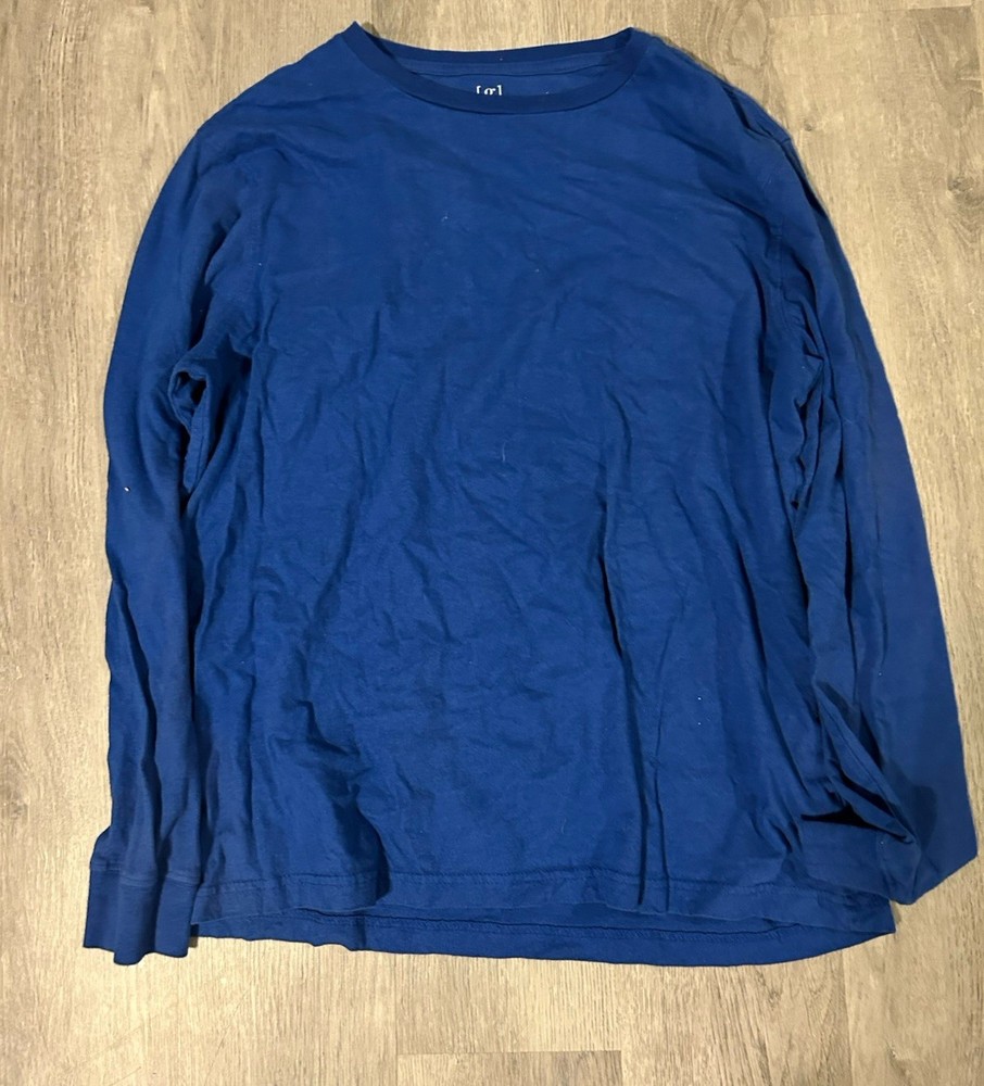 George Crew Neck Long Sleeve Blue Large Mens RN#52469