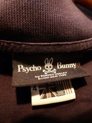 PSYCHO BUNNY MENS COMFORTABLE CLASSIC NAVY BLUE POLO W/ TAPED SEAMS SIZE SMALL