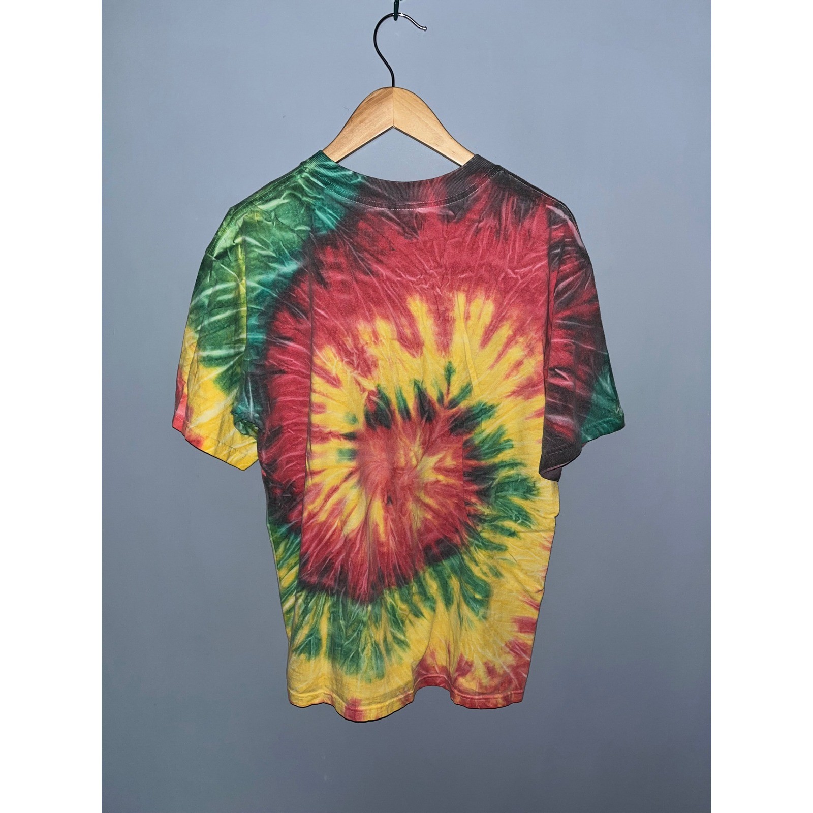 Vintage Gildan Rasta Tie Dye Shirt No Problem Puerto Plata Dominican Republic L gallery