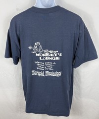 Vintage Po Monkeys Lounge Juke Joint Mississippi T-Shirt Size XL Distressed