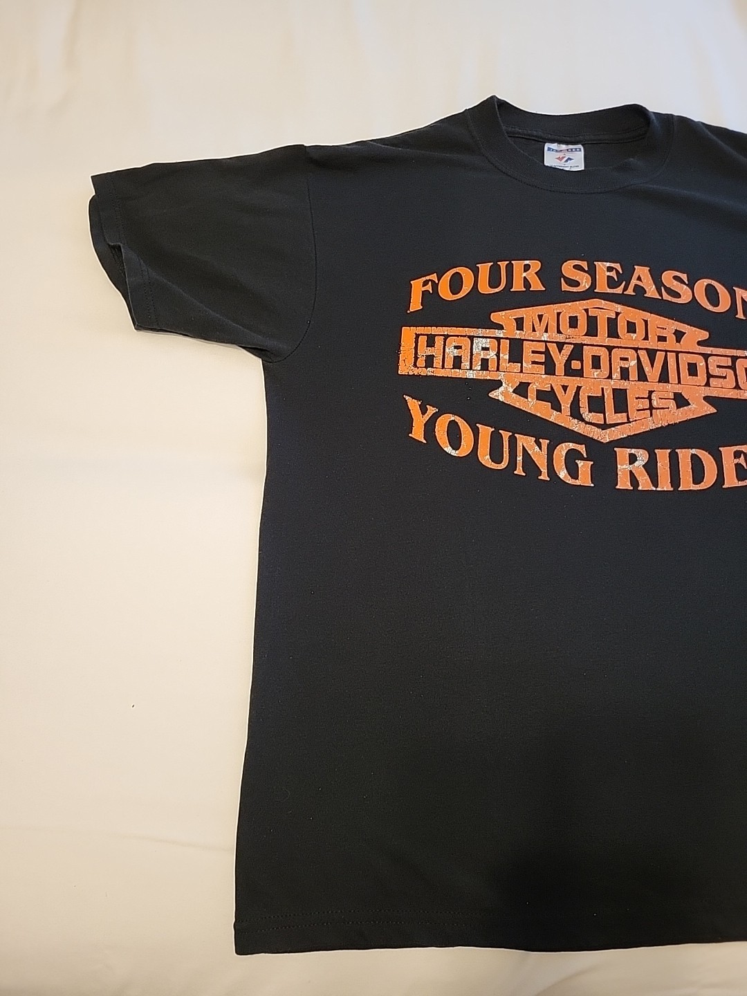 Harley Davidson Tee Shirt Men's Size L Four Seasons Young Riders gallery