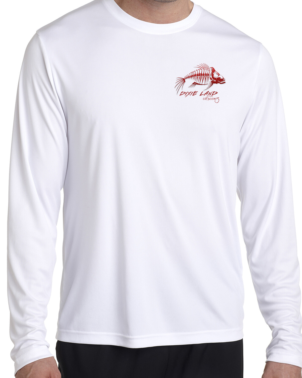 Dixie Land Outdoors microfiber long sleeve Bass fishing t shirt uv performance gallery