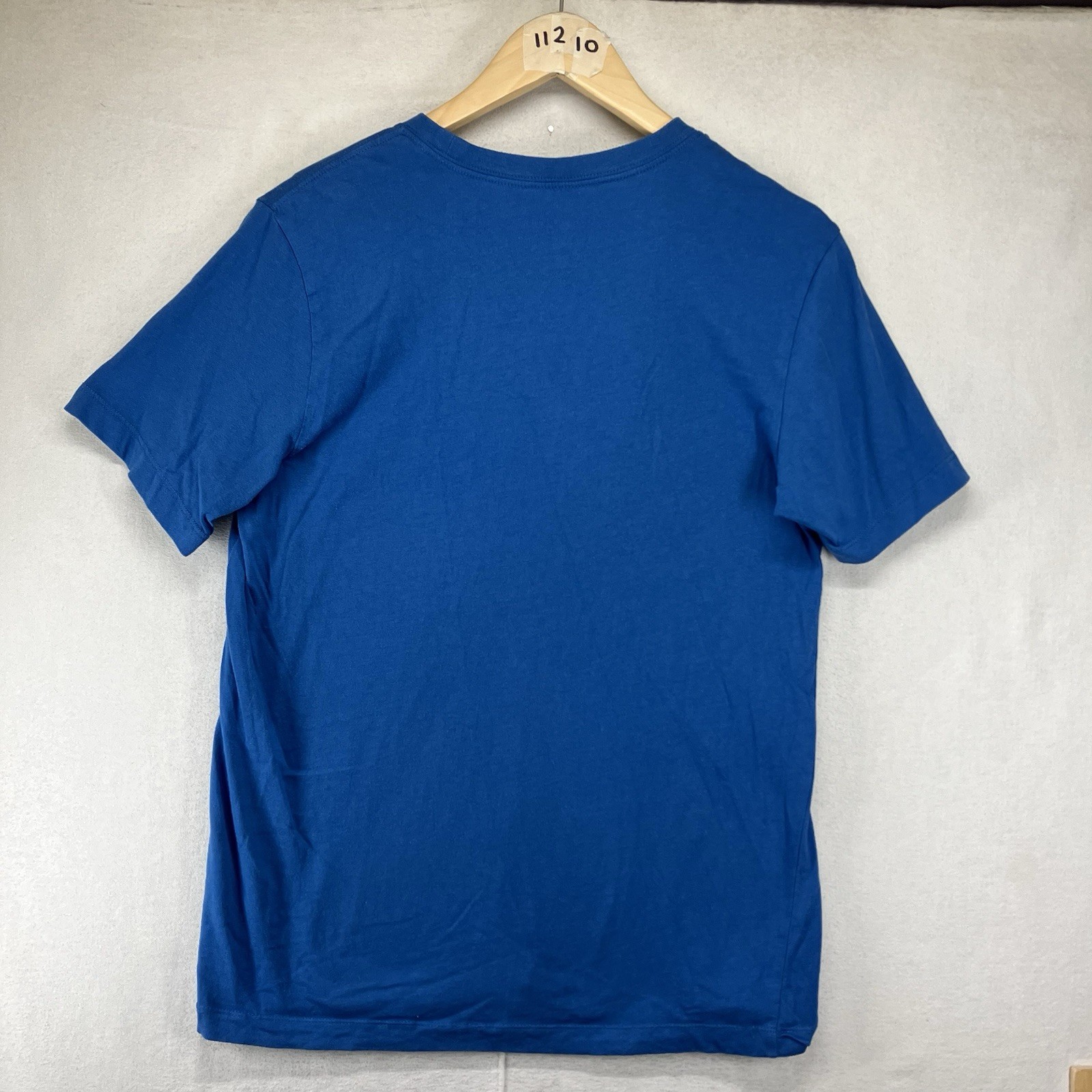 Classic Nike Men’s T-Shirt Cobalt Blue Crewneck SS Small Swoosh Logo Sz Small gallery