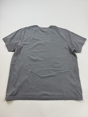 Eddie Bauer Shirt Mens XL Gray Solid Tagless Cotton Blend Tee Crewneck