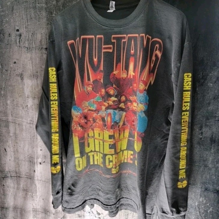 Wu-Tang Clan Protect Ya Neck Long Sleeve Shirt Custom Multi-Print Shaka Wear Tee