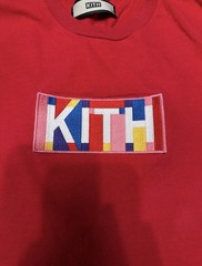 Kith Maritime Nautical Flag Box Logo T-Shirt XS Red Embroidered Logo Streetwear