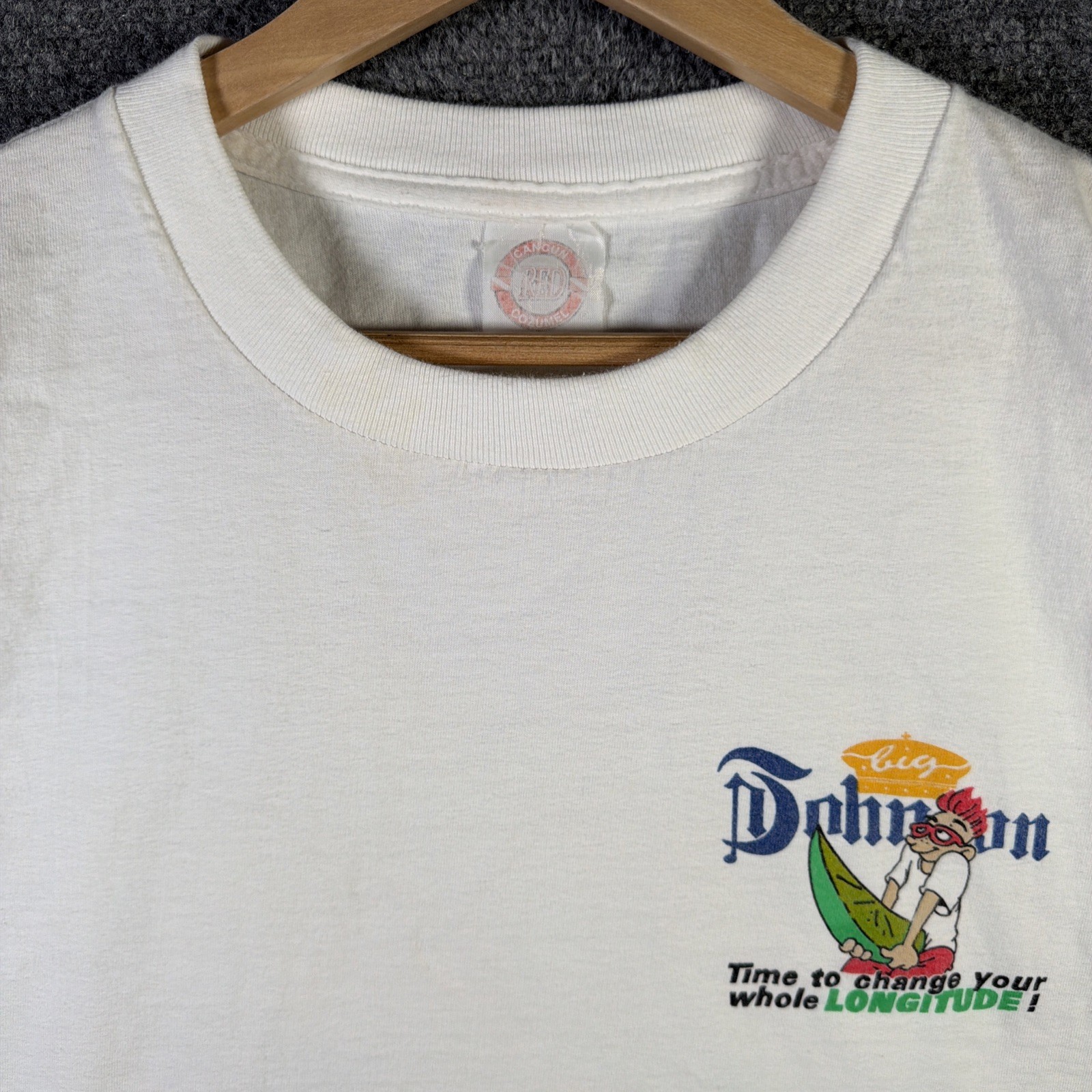 Vintage Big Johnson Shirt Mens Large White 90s Corona Beer Mexico Funny Quote gallery