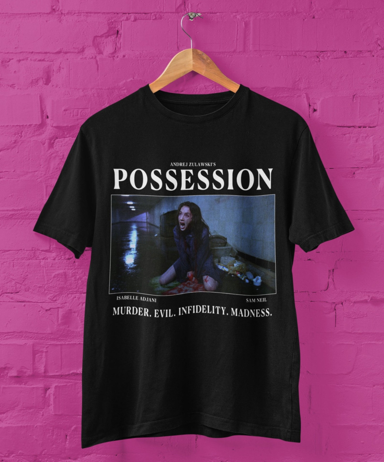Possession Cotton Short Sleeve Shirt For Men and Women S-5XL Shirt TD1332