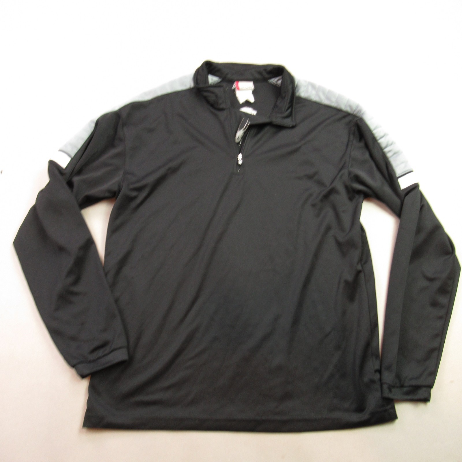 Spyder Shirt Mens Large 1/4 Zip Long Sleeve Outdoor Lightweight Black Casual gallery