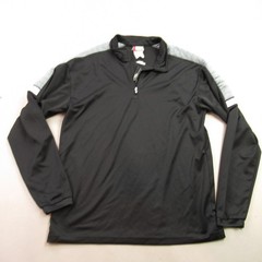 Spyder Shirt Mens Large 1/4 Zip Long Sleeve Outdoor Lightweight Black Casual