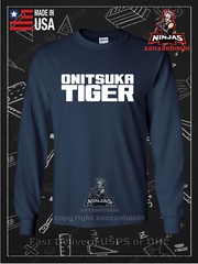New Tees Onitsuka Tiger Logo Men’s Long Sleeve T-Shirt American Tees