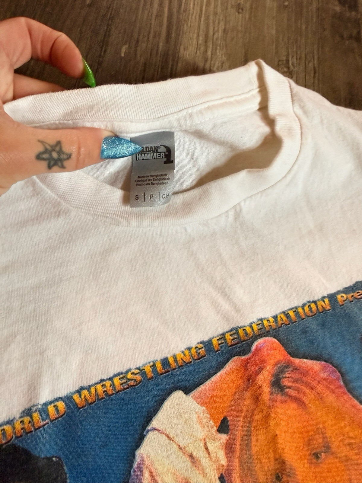WWF Royal Rumble Wrestling Graphic Tee With Pamela Anderson gallery