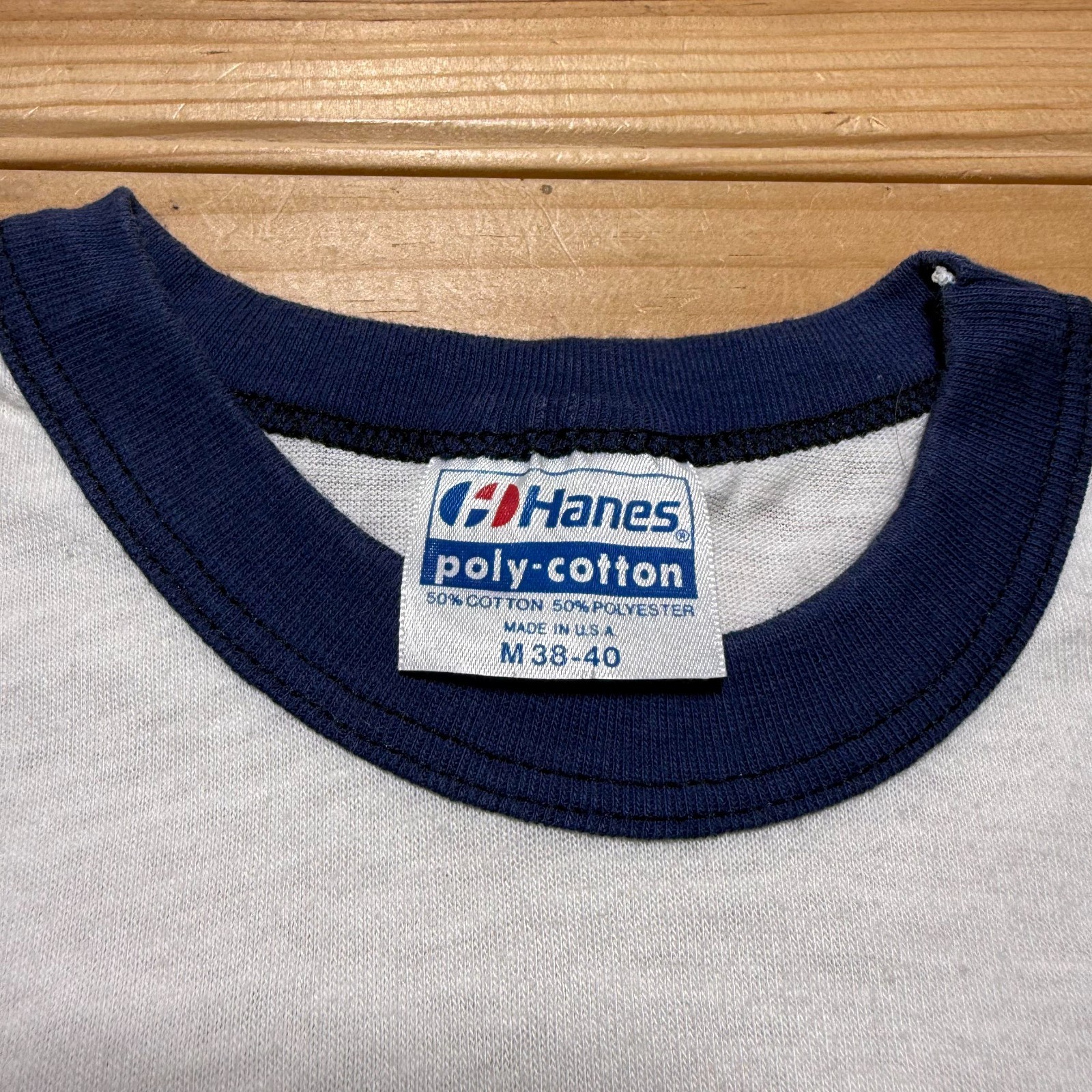 Vintage 70s Hanes Dive In Scuba Diving MS Southward Ringer T-Shirt USA - Medium gallery