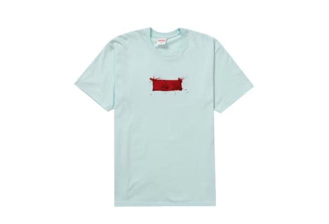 Supreme × Ralph Steadman Box Logo Tee – SS22 Pale Blue – Size L – AUTHENTIC – DS