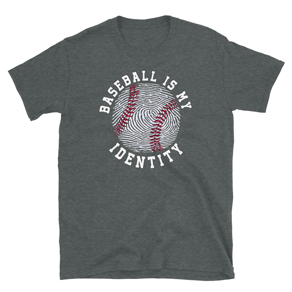 BASEBALL IS MY IDENTITY SPORTS PASSION Short-Sleeve Unisex T-Shirt gallery