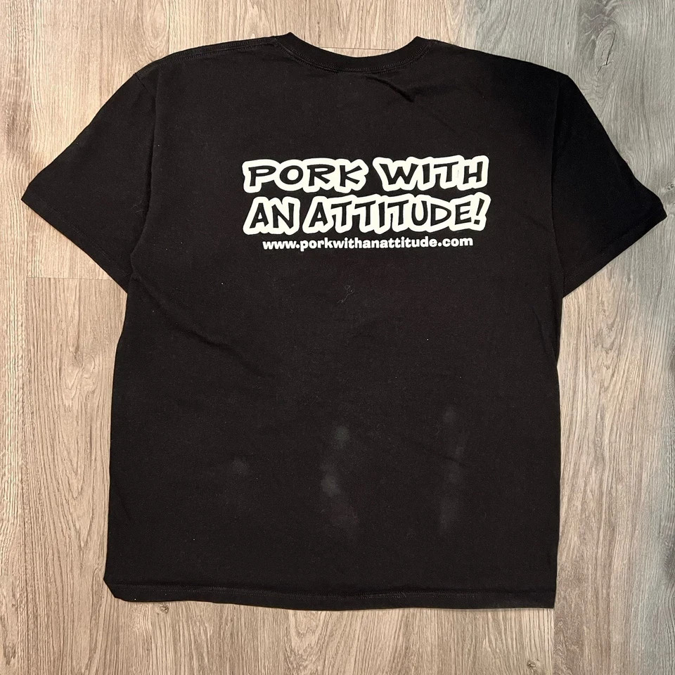 Pig on Beale Anvil Tee Black