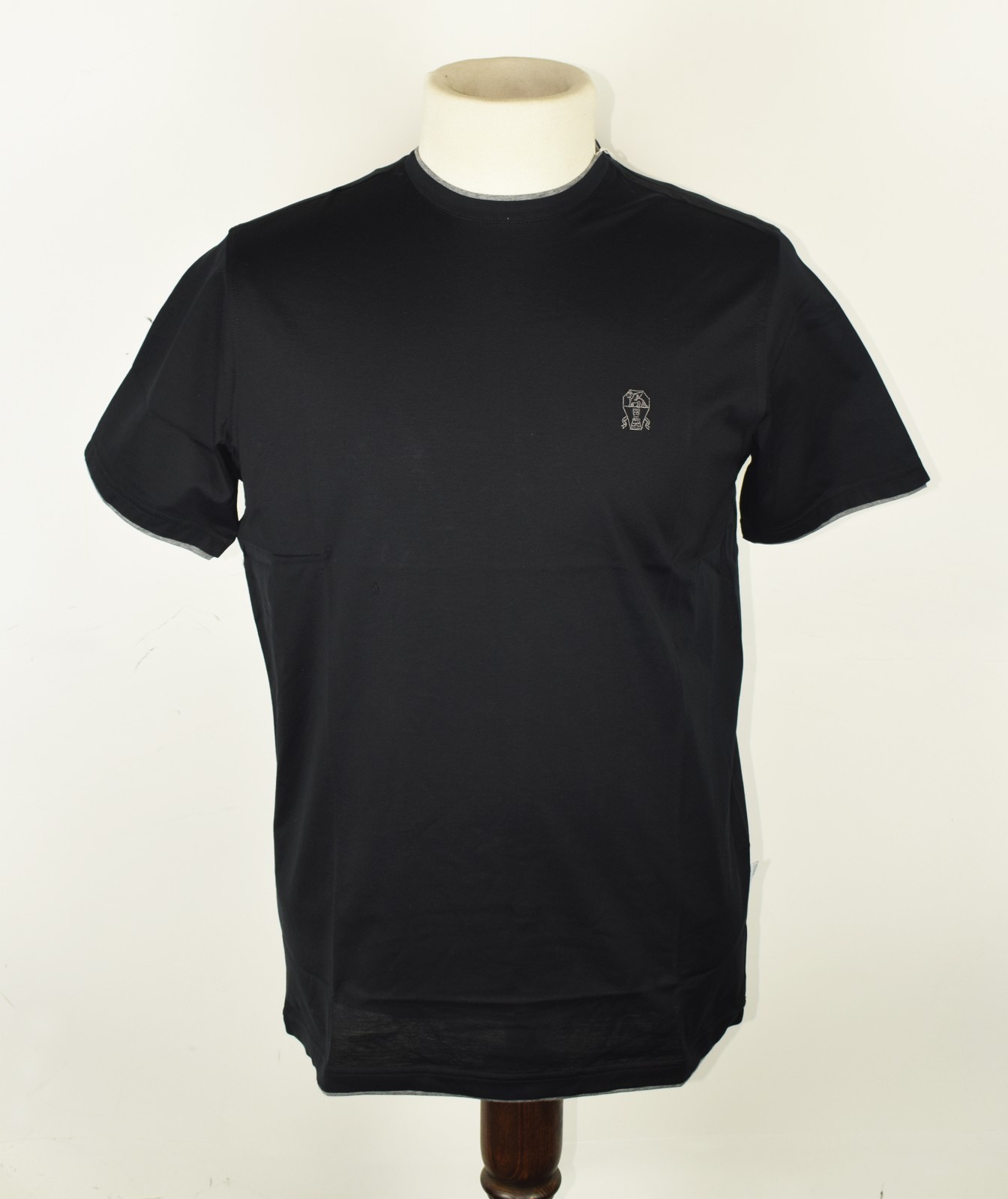 Brunello Cucinelli Mens Logo T-shirt size US 2XL gallery