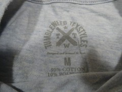 TUMBLEWEED TEXSTYLES Ranch Water Short Sleeve T-Shirt Mens M Gray Texas EUC Nice