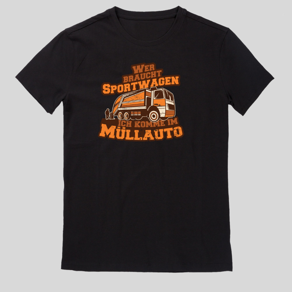 garbage truck german quote t shirt