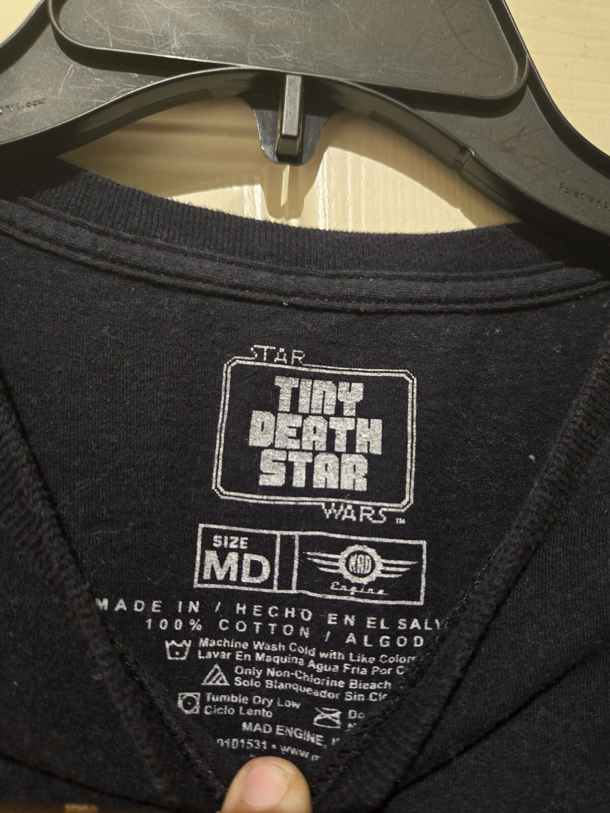 Men's Star Wars Tiny Death Star T Shirt Graphic Tee Headshots M Medium gallery