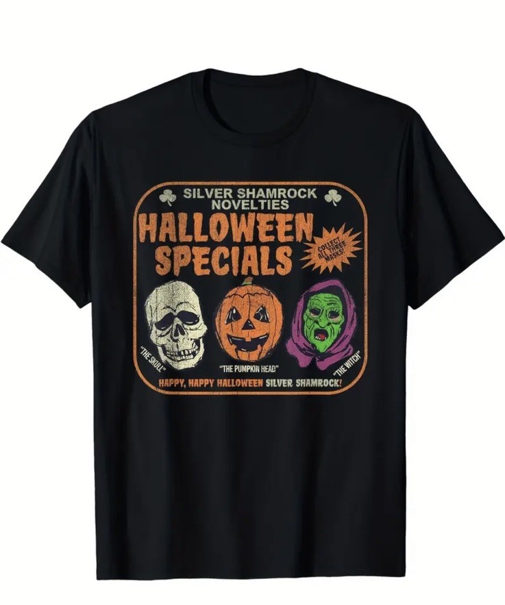 NEW LIMITED Silver Sh*mrock Novelties Halloween Specials T-Shirt Size XL