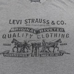 Levis Shirt Mens Extra Large Gray Graphic Logo Casual Preppy Outdoor Workwear